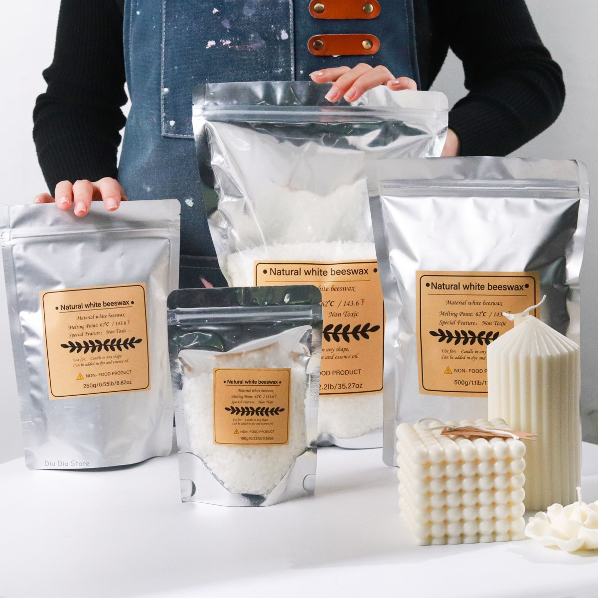 Candle Supplies Beeswax - Cera d'api bianca Materiale per candele