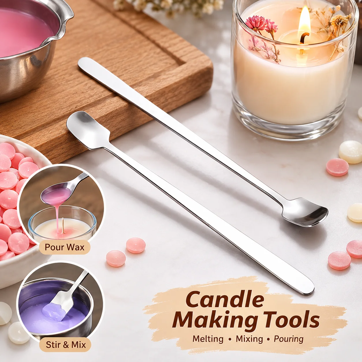 1/2 Pezzi Set di Cucchiai in A - Candle Supplies Bulk recensione e prezzo