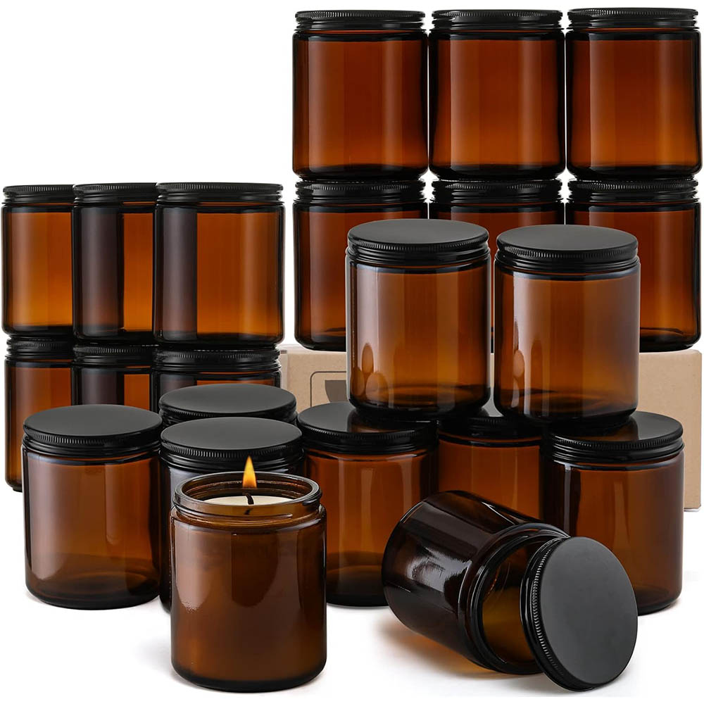 Barattoli in Vetro Ambrato da  - Candle Supplies Glass Jars recensione e prezzo